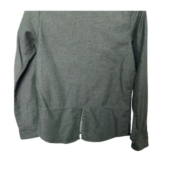 The North Face Women's Button-Down Long Sleeves Denim T-Shirt Green Gray Size S/ - Picture 6 of 6